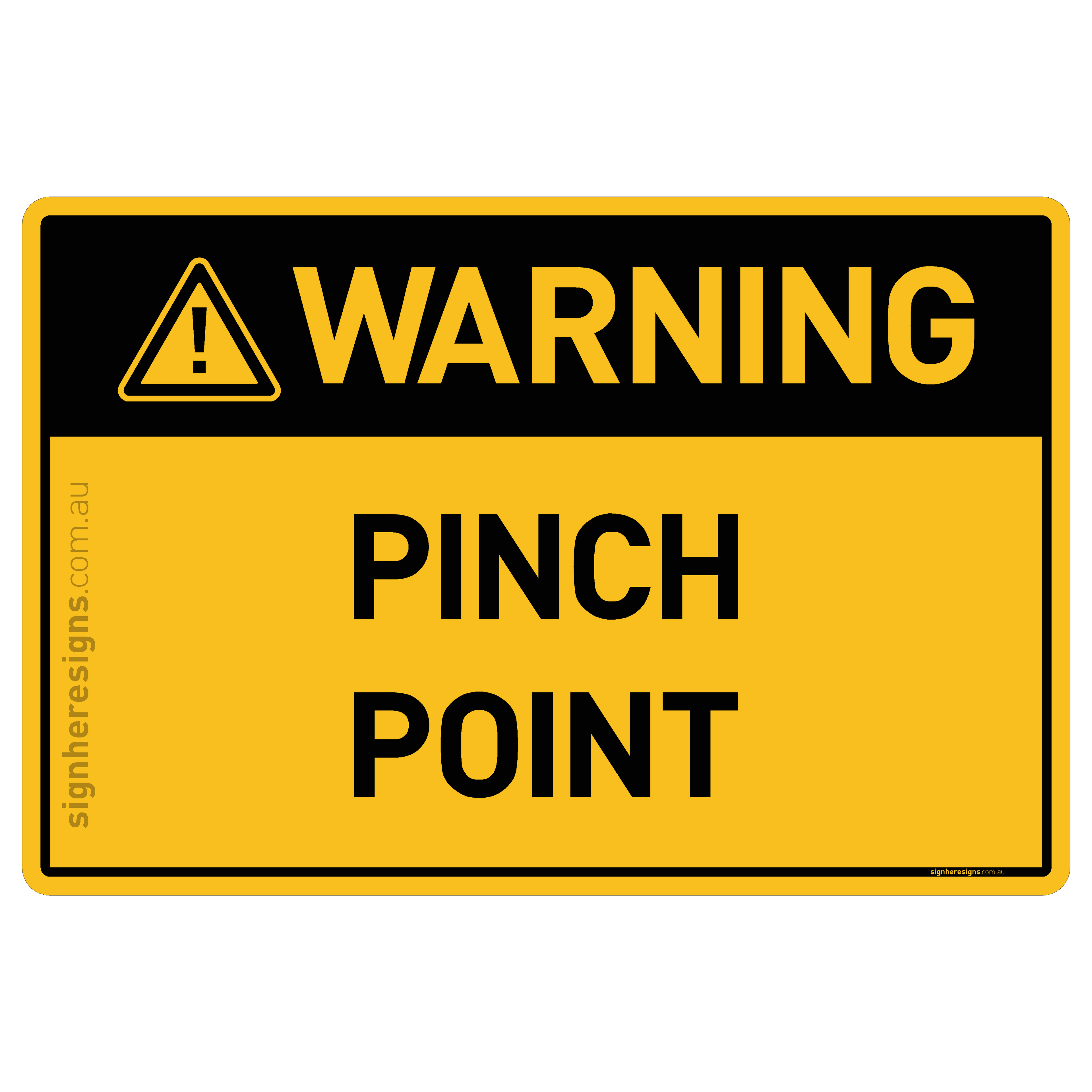 Pinch Point - Warning