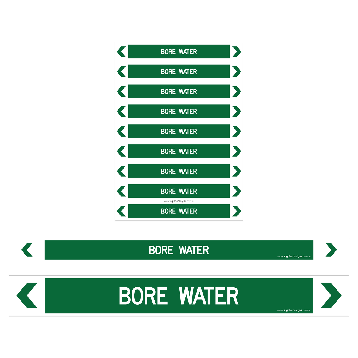 Bore Water Pipe Markers