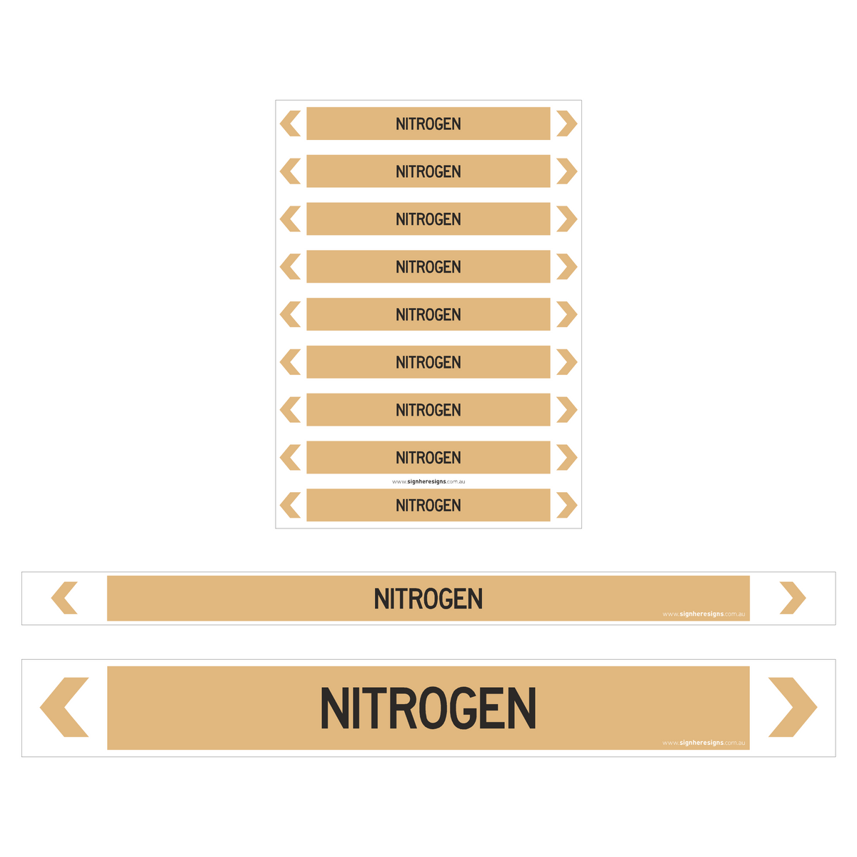 Nitrogen Pipe Markers
