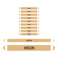 Argon Pipe Markers