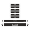 Sludge Pipe Markers