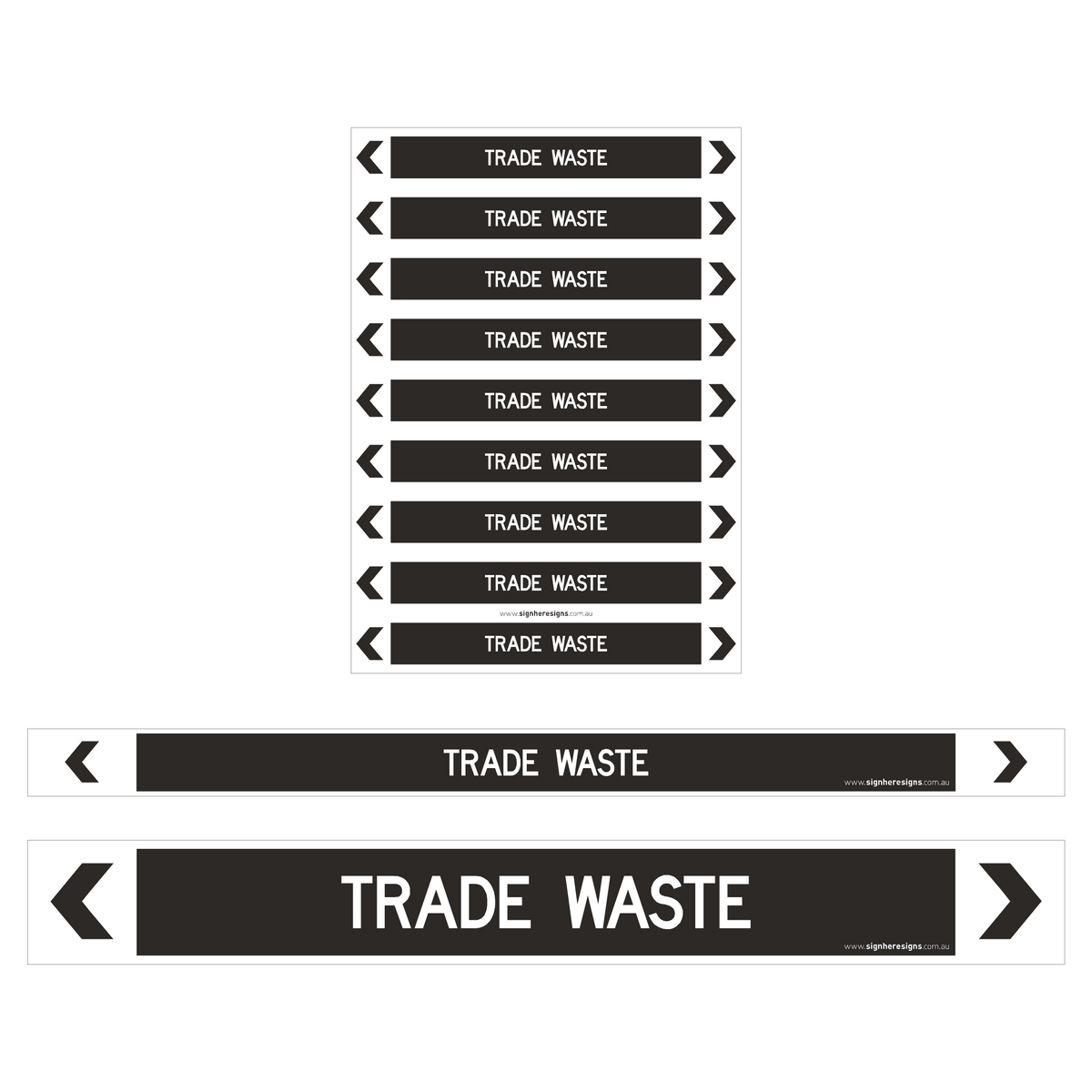 Trade Waste Pipe Markers