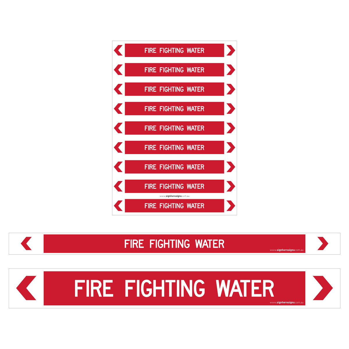 Fire Fighting Water Pipe Markers
