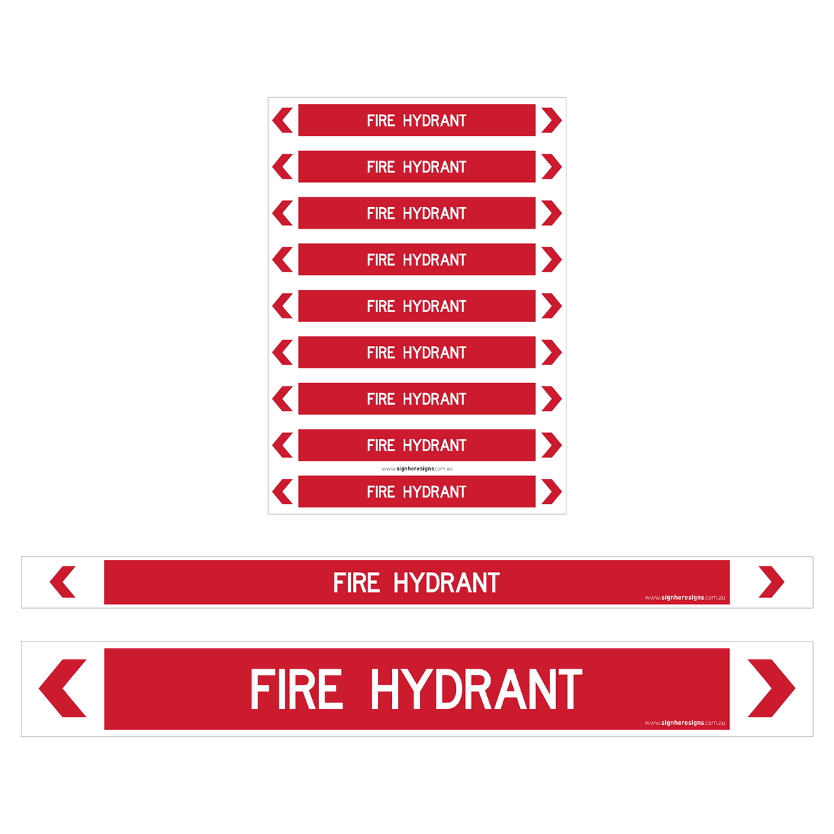 Fire Hydrant Pipe Markers