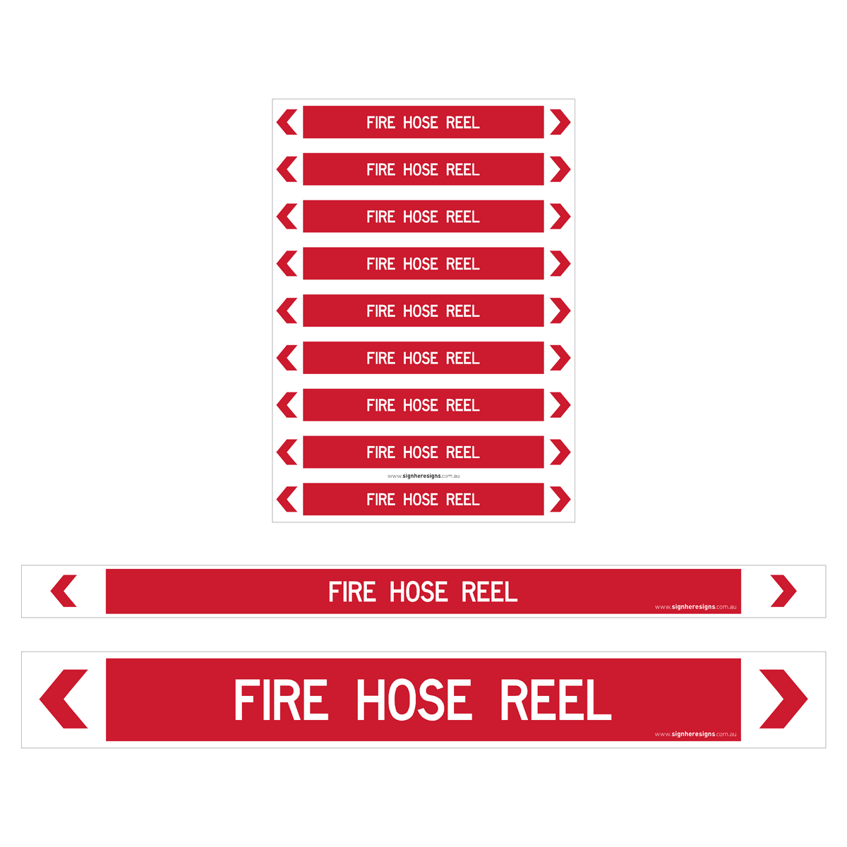 Fire Hose Reel Pipe Markers