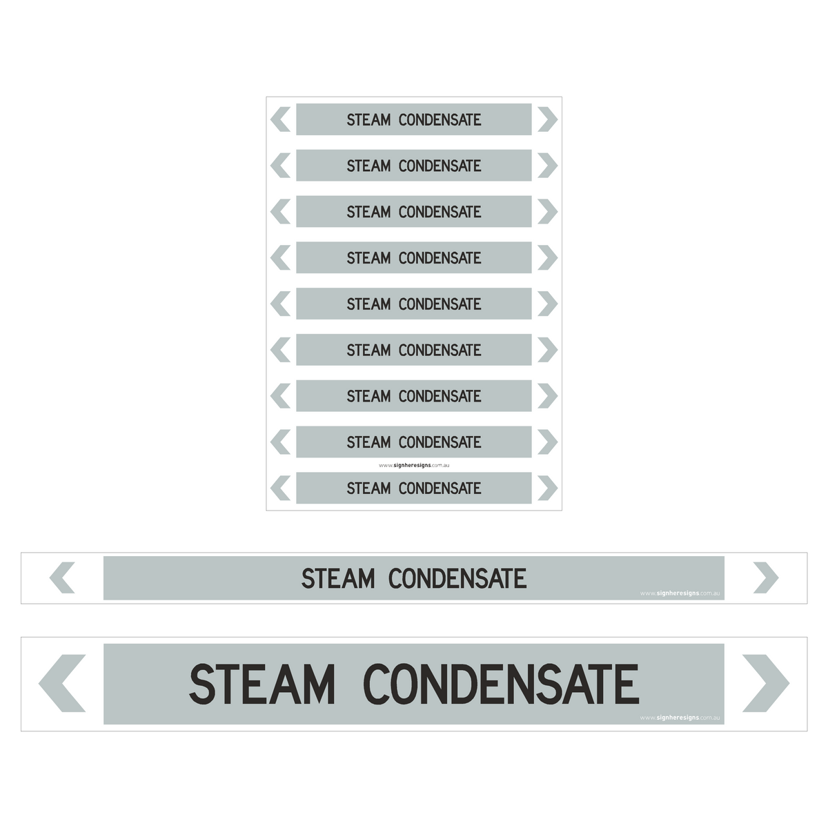 Steam Condensate Pipe Markers