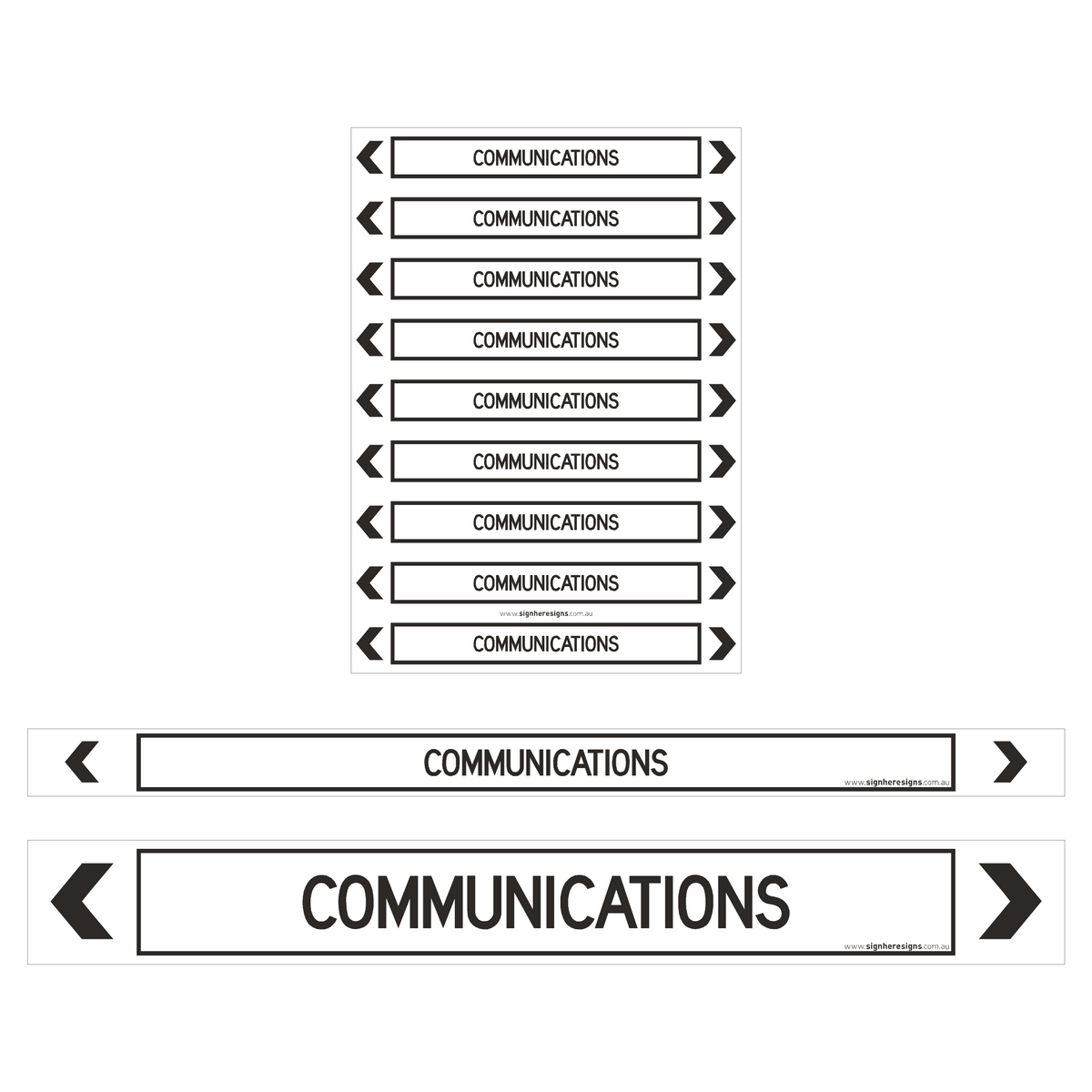 Communications Pipe Markers