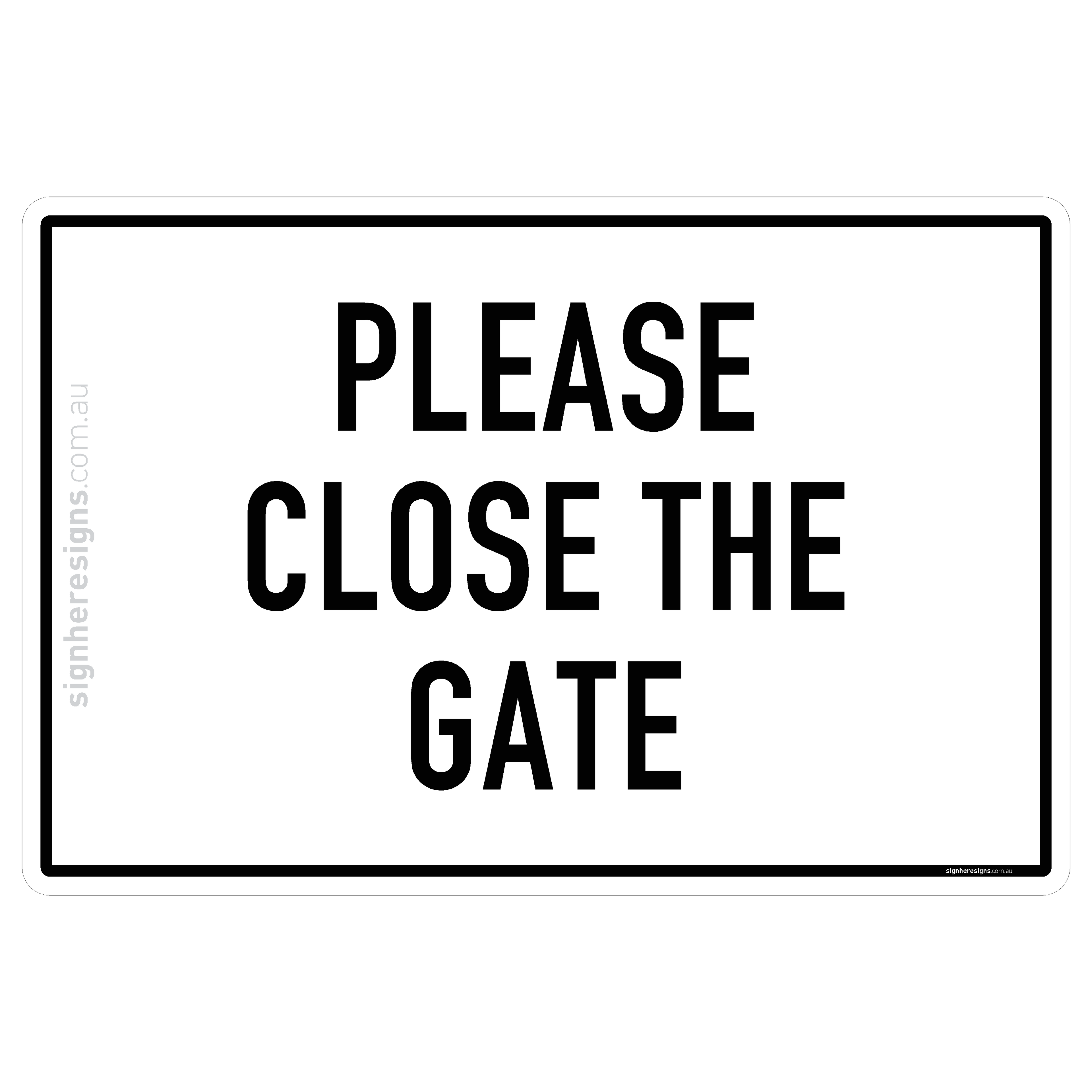 Please Close The Gate