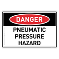 Pneumatic Pressure Hazard - Danger
