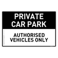 Private Car Park - Authorised Vehicles Only