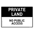 Private Land - No Public Access
