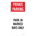 Private Parking - Parking In Marked Bays Only