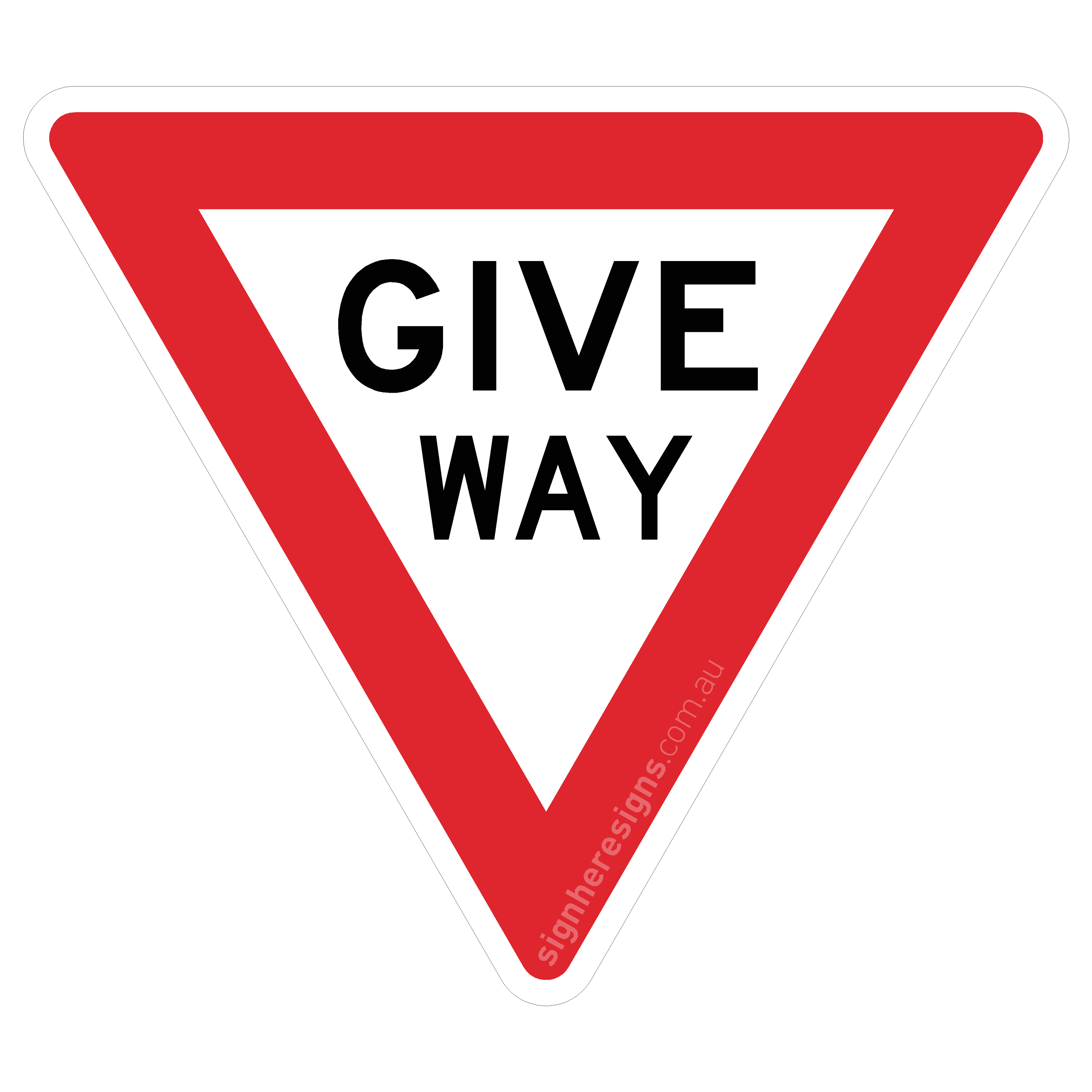 R1-2 Give Way - Traffic Sign