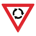 R1-3 Roundabout - Traffic Sign
