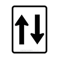 R2-11 Two Way - Traffic Sign
