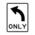 R2-14(L) All Traffic Turn Left - Traffic Sign