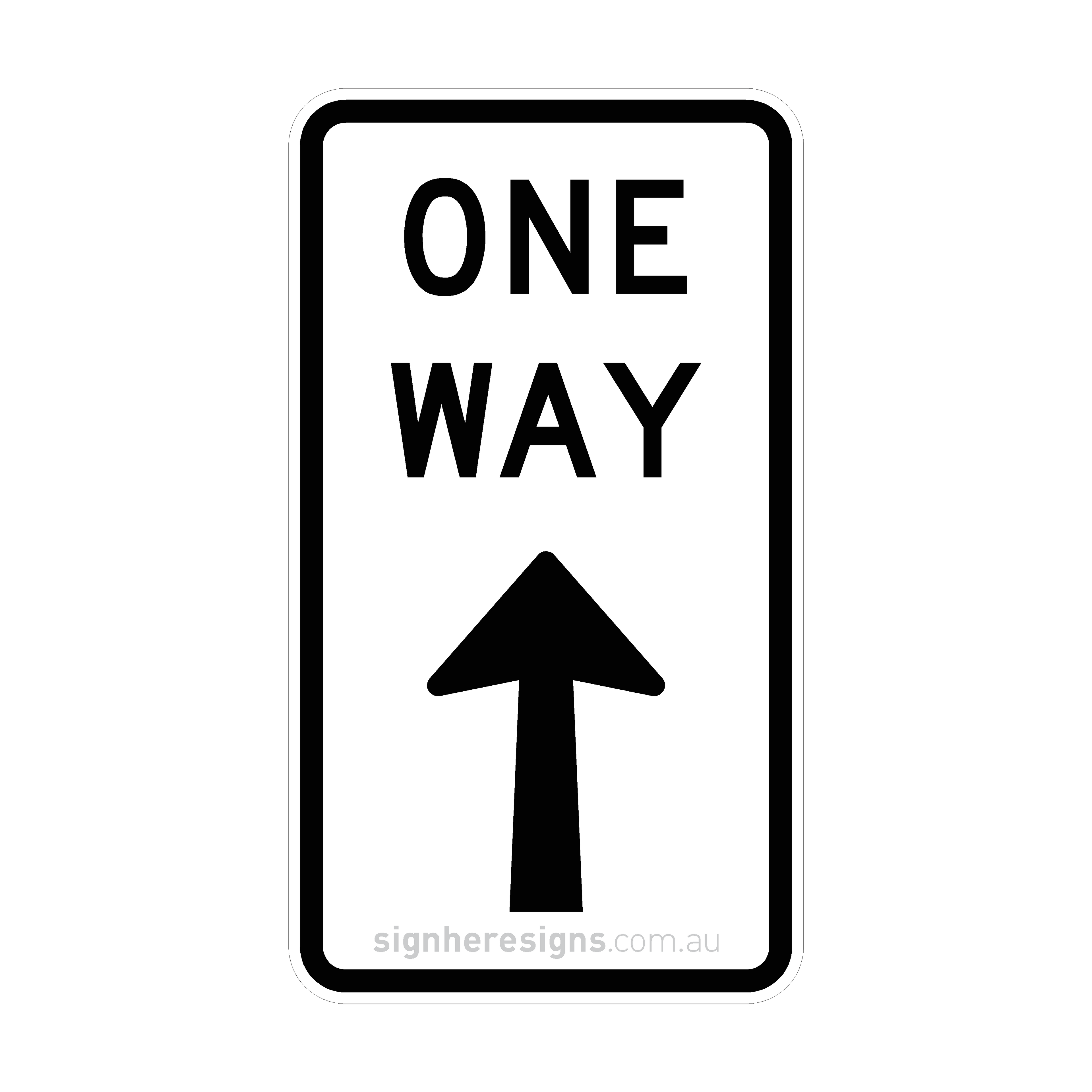 R2-17 One Way - Traffic Sign