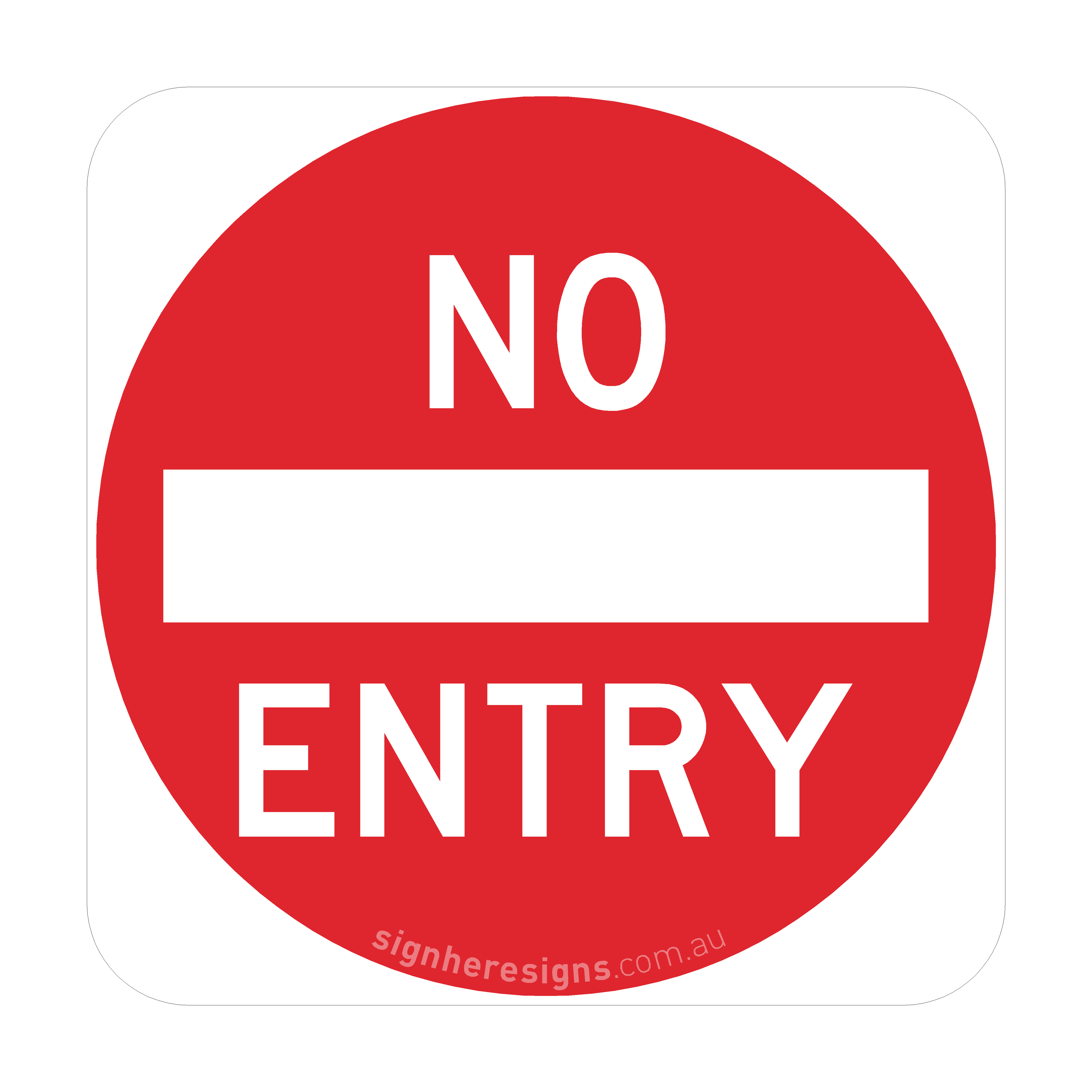 R2-4 No Entry - Traffic Sign