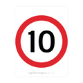 R4-1 Speed Restriction - Traffic Sign