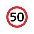 R4-1 Speed Restriction - Traffic Sign