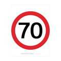 R4-1 Speed Restriction - Traffic Sign