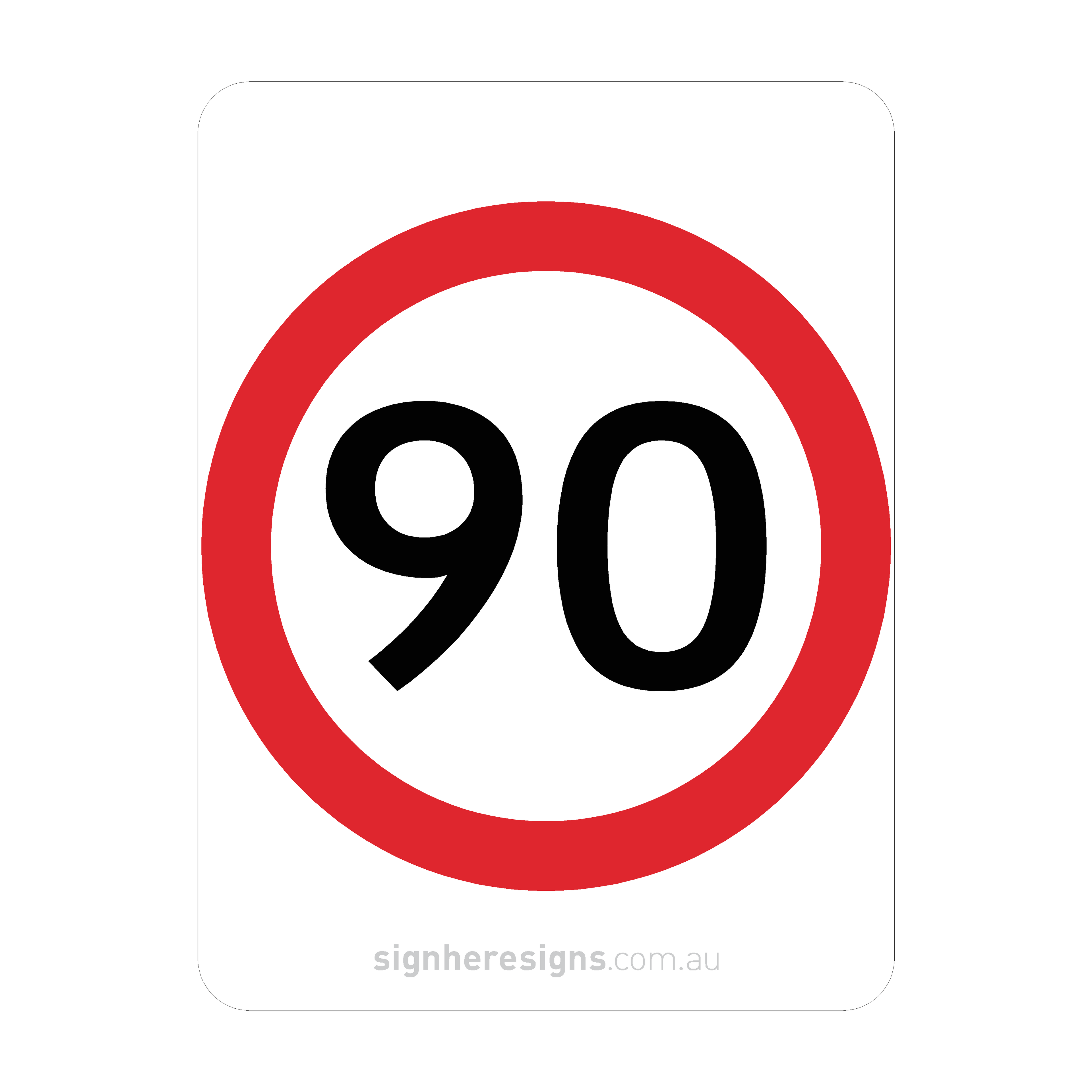 R4-1 Speed Restriction - Traffic Sign