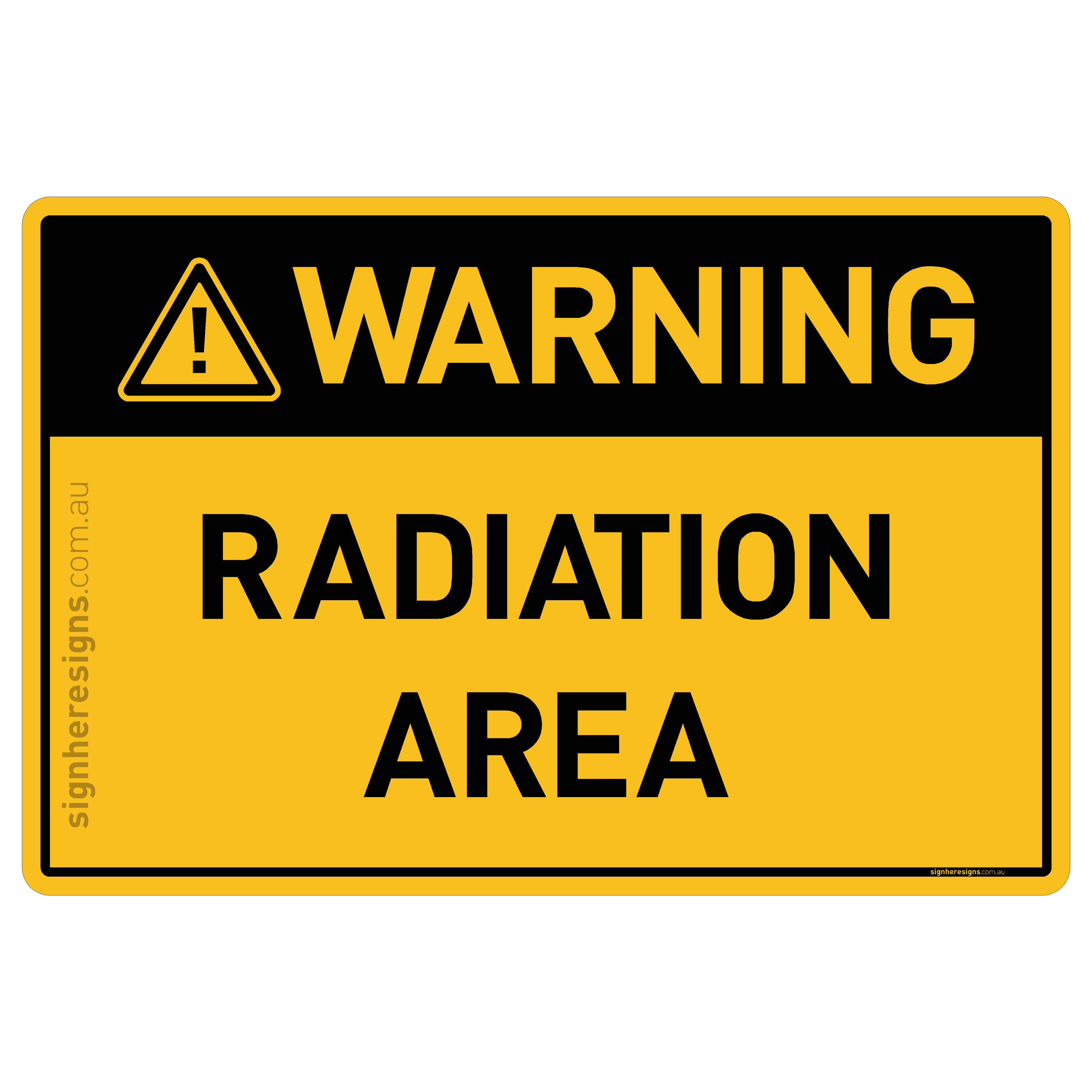 Radiation Area - Warning