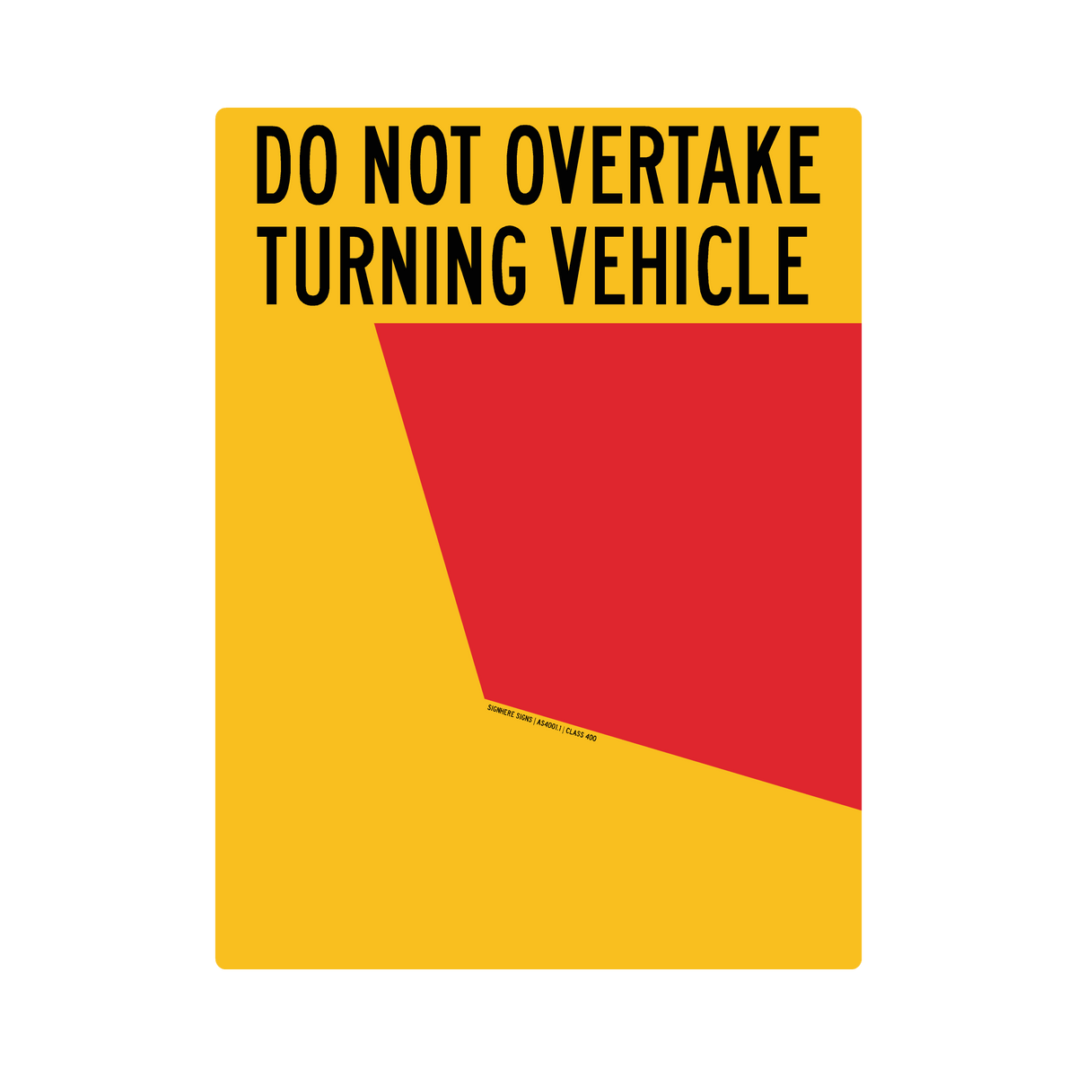 Rear Marking Plate - Category 34A