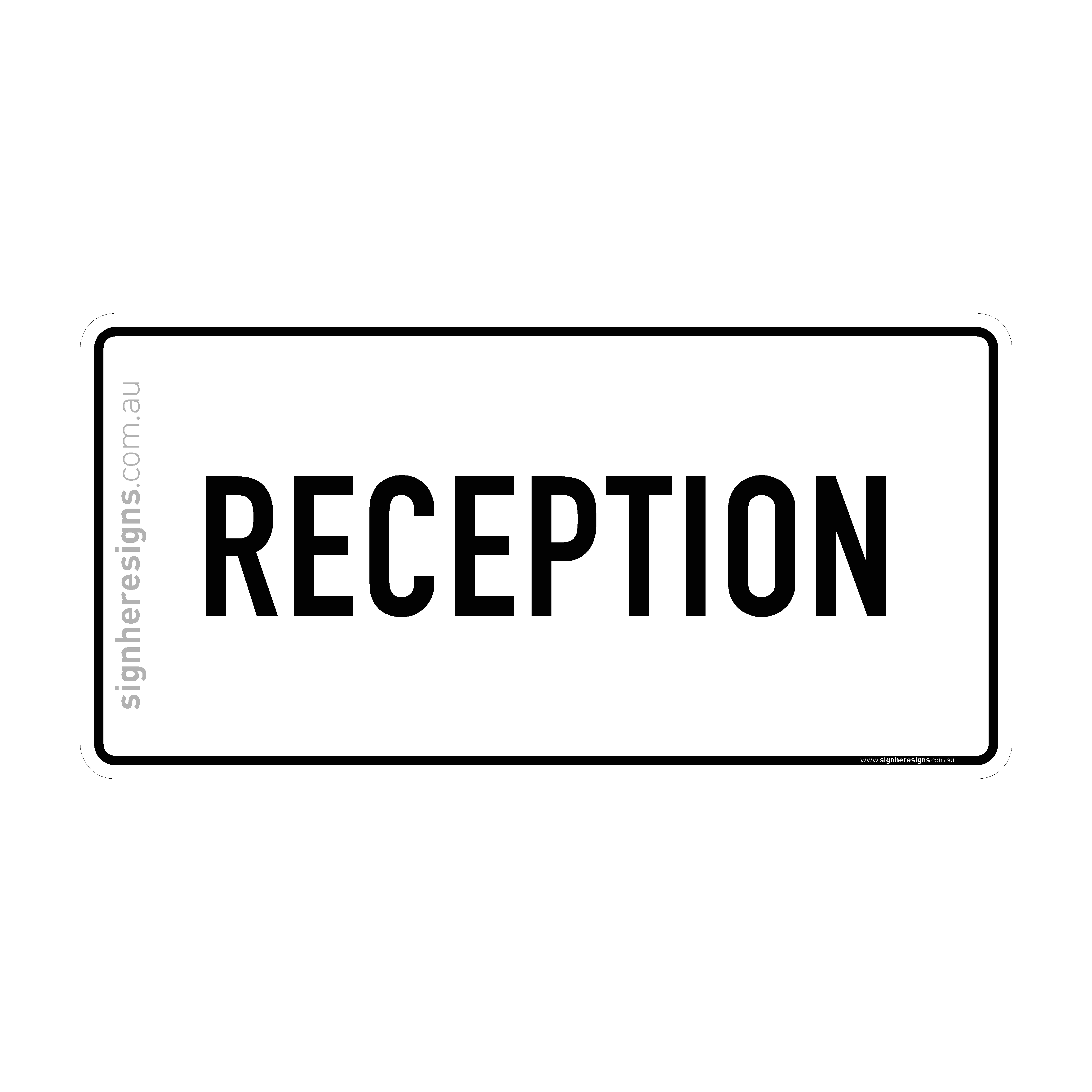 Reception Sign - Directional – Sign Here Signs