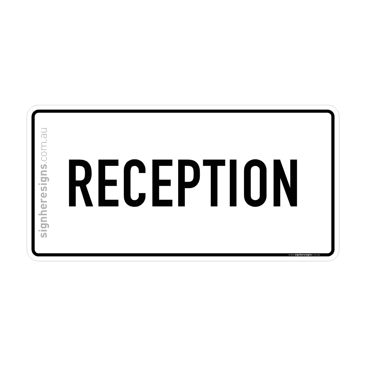 Reception Sign - Directional – Sign Here Signs