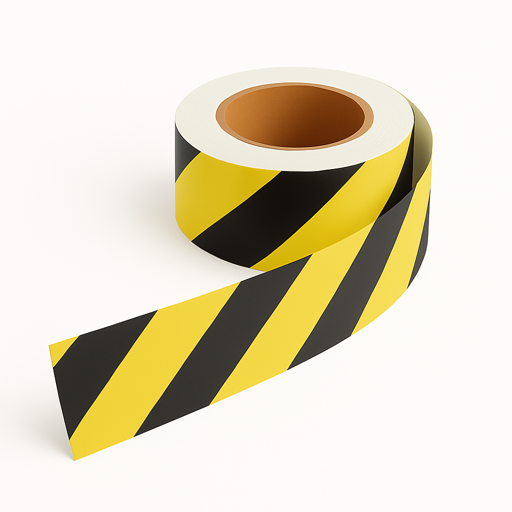 Yellow/Black Class 2 Reflective Hazard Tape