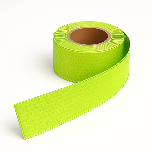 Fluoro Yellow-Green Class 1X Reflective Tape - Edge Sealed