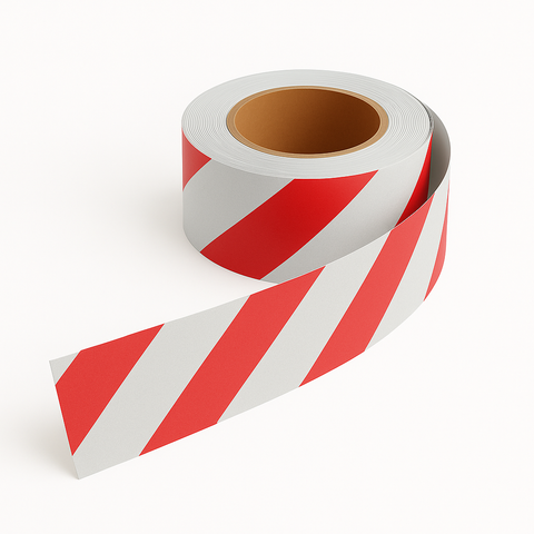 Red/White Class 2 Reflective Hazard Tape