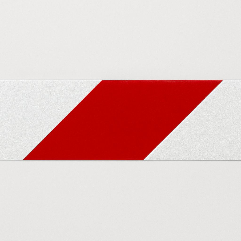 Red/White Class 2 Reflective Hazard Tape