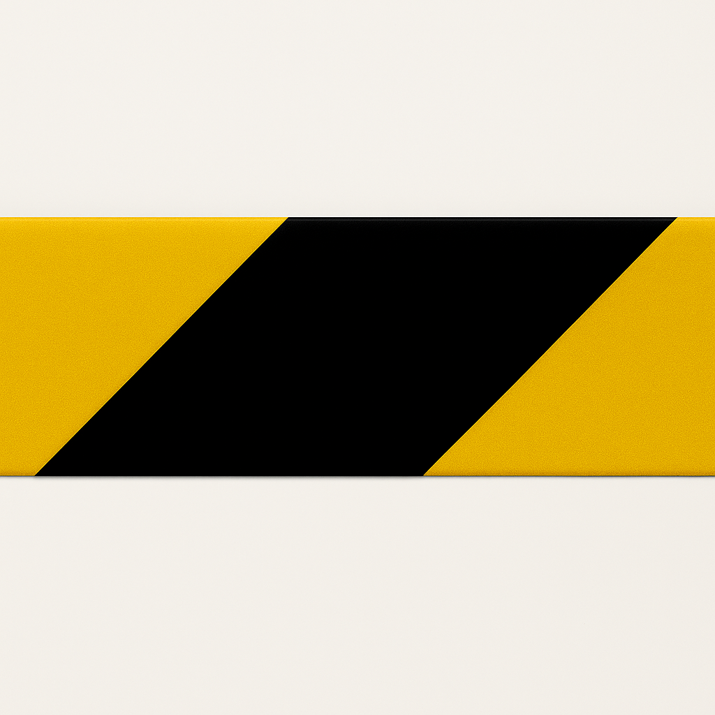 Yellow/Black Class 2 Reflective Hazard Tape