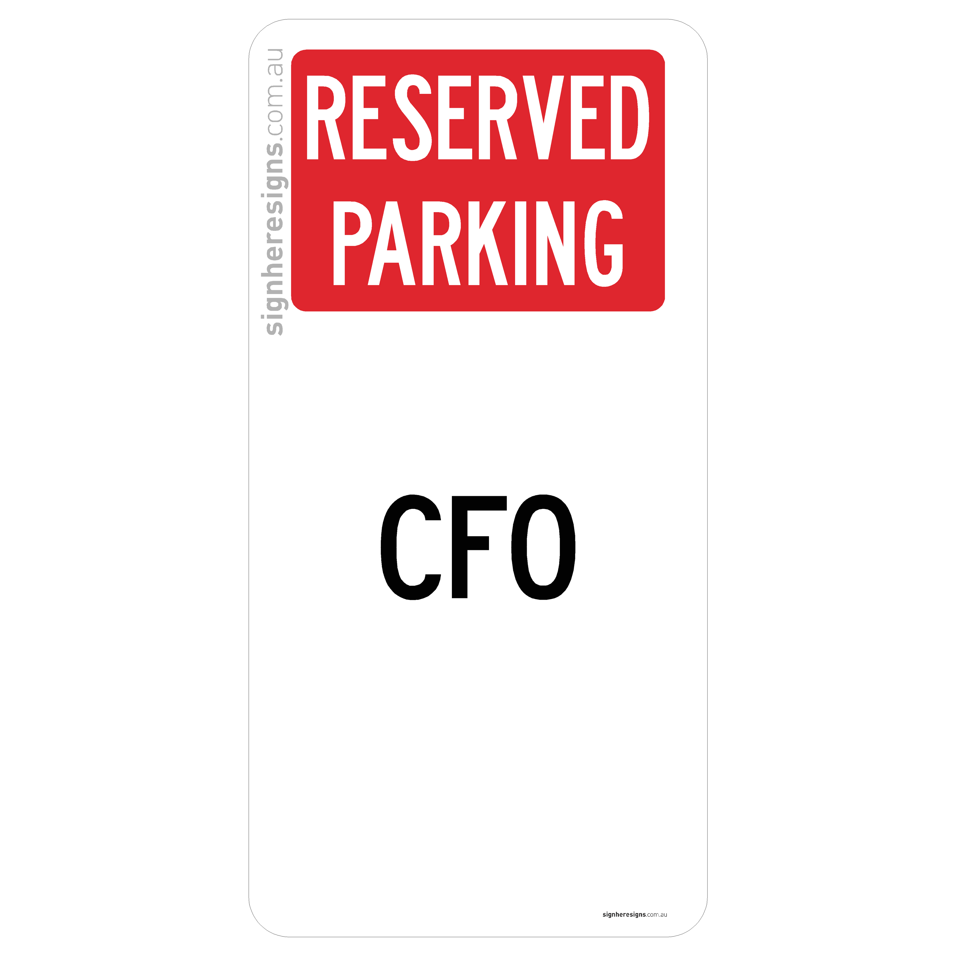 Reserved Parking - CFO