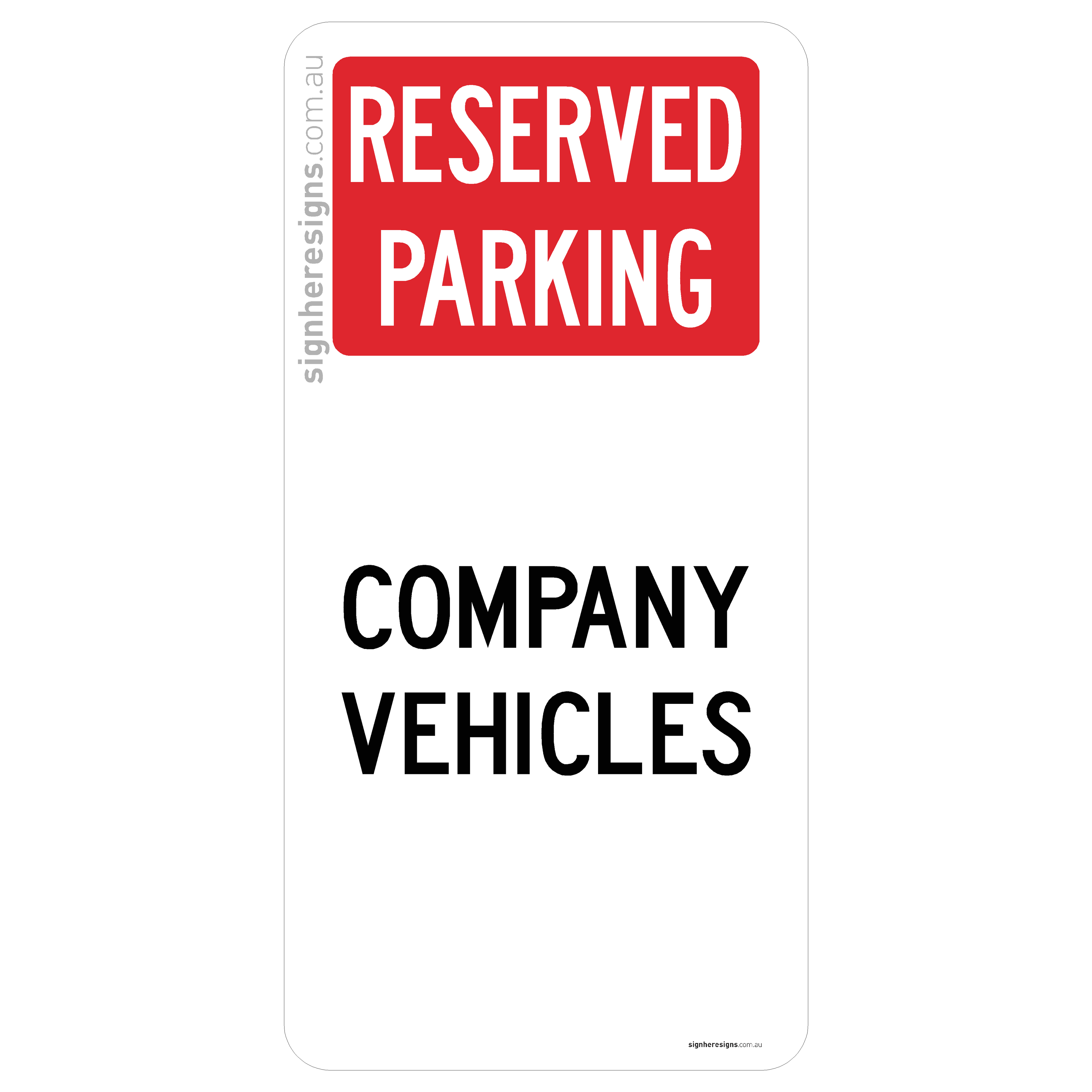 Reserved Parking - Company Vehicles