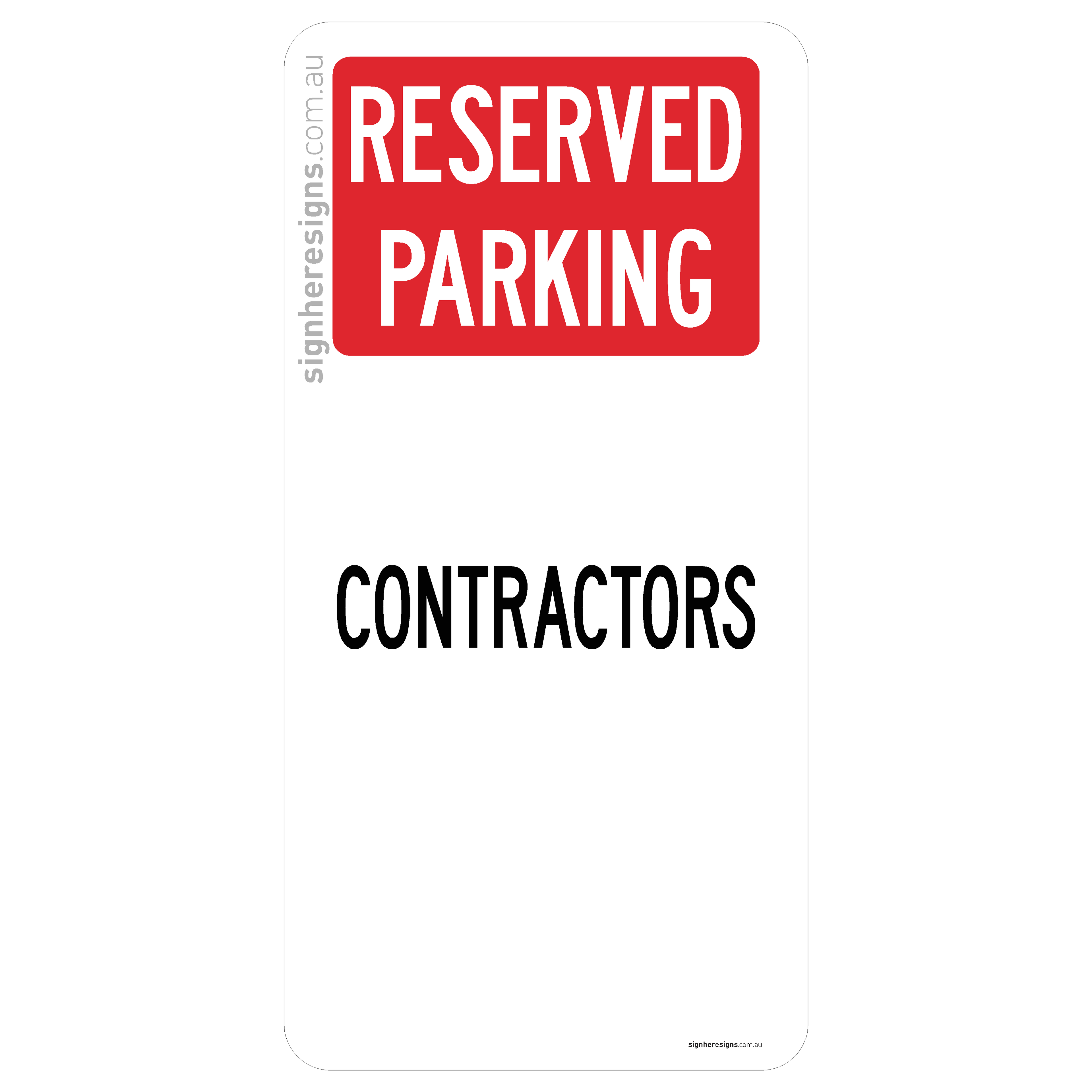 Reserved Parking - Contractors