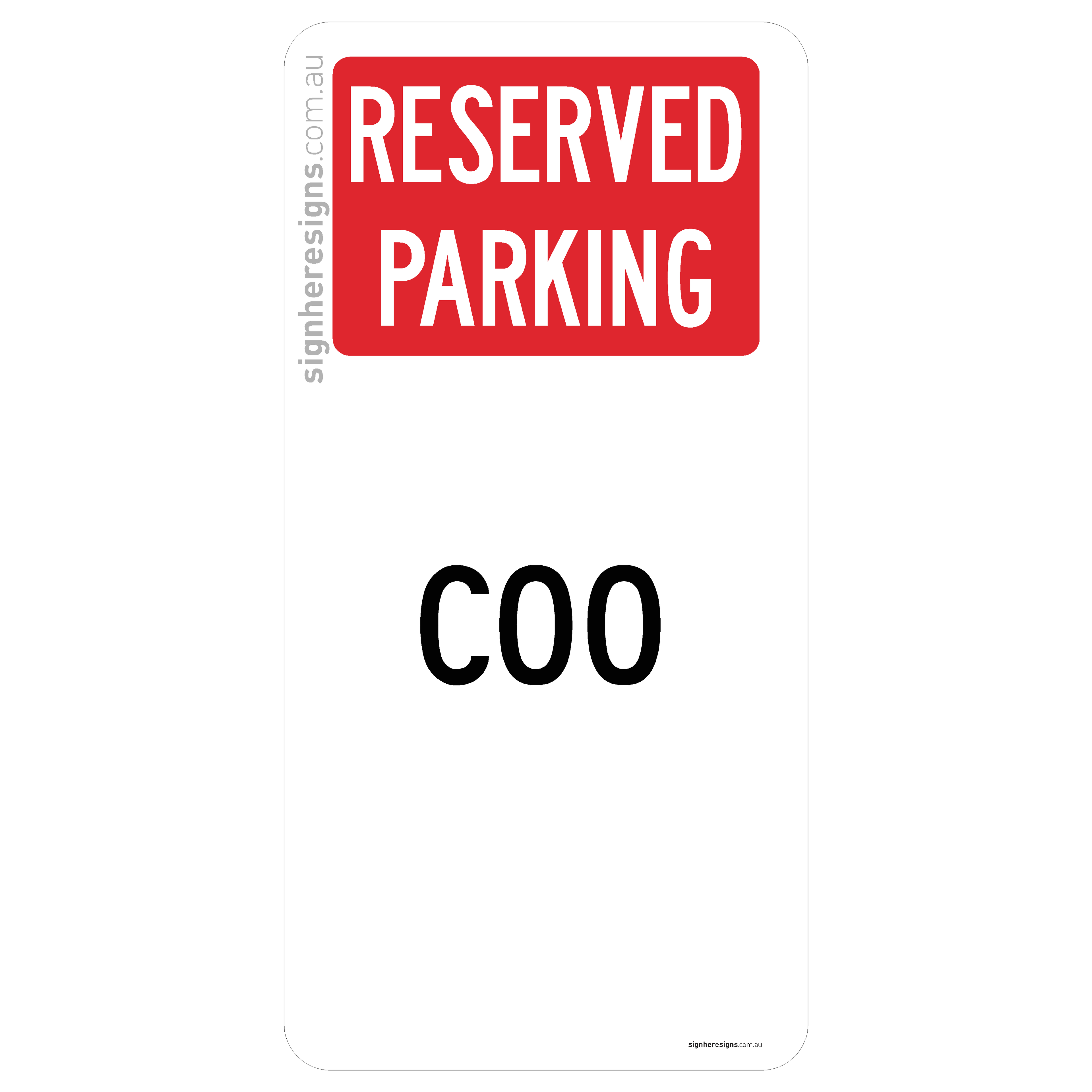 Reserved Parking - COO
