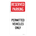 Reserved Parking - Permitted Vehicles Only