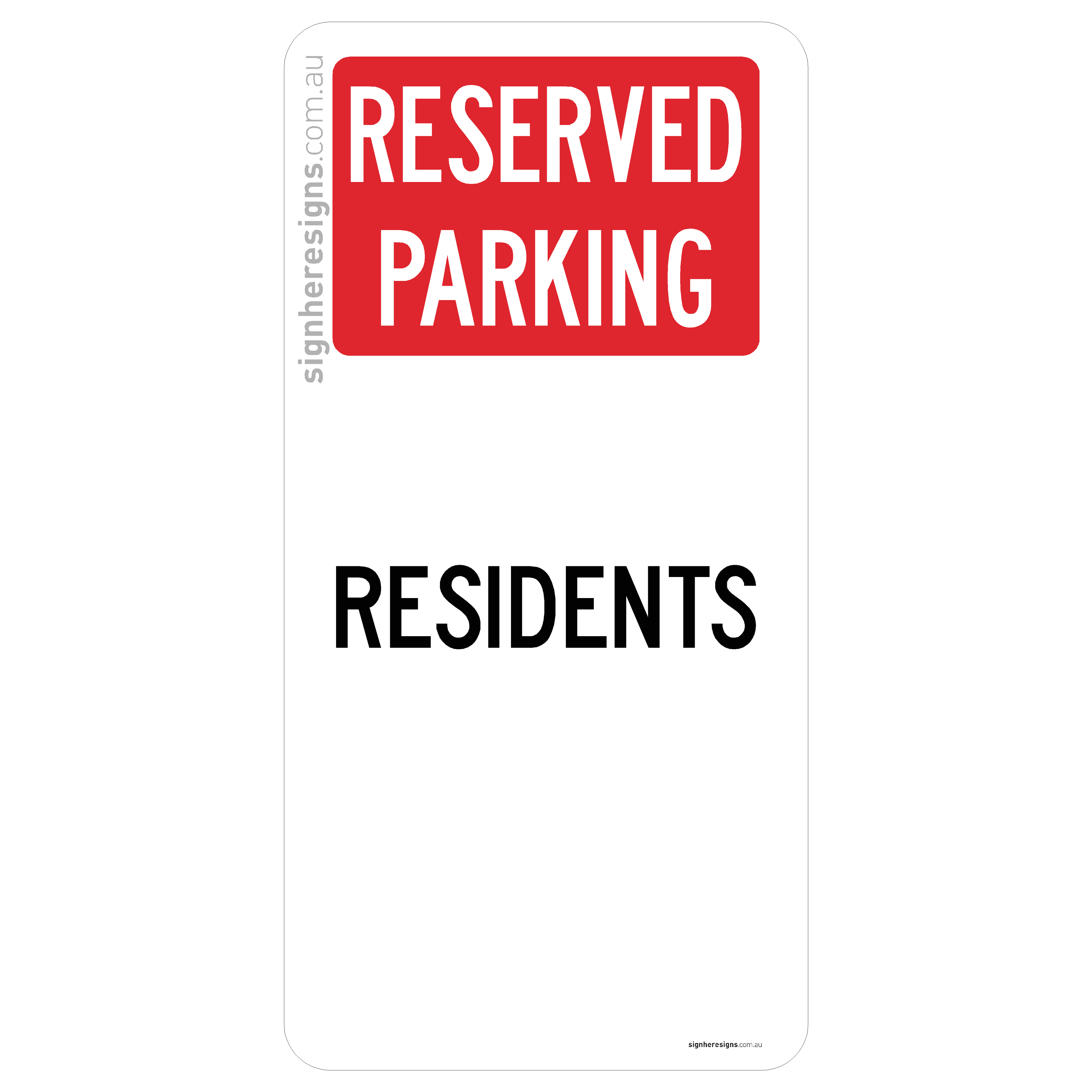 Reserved Parking - Residents