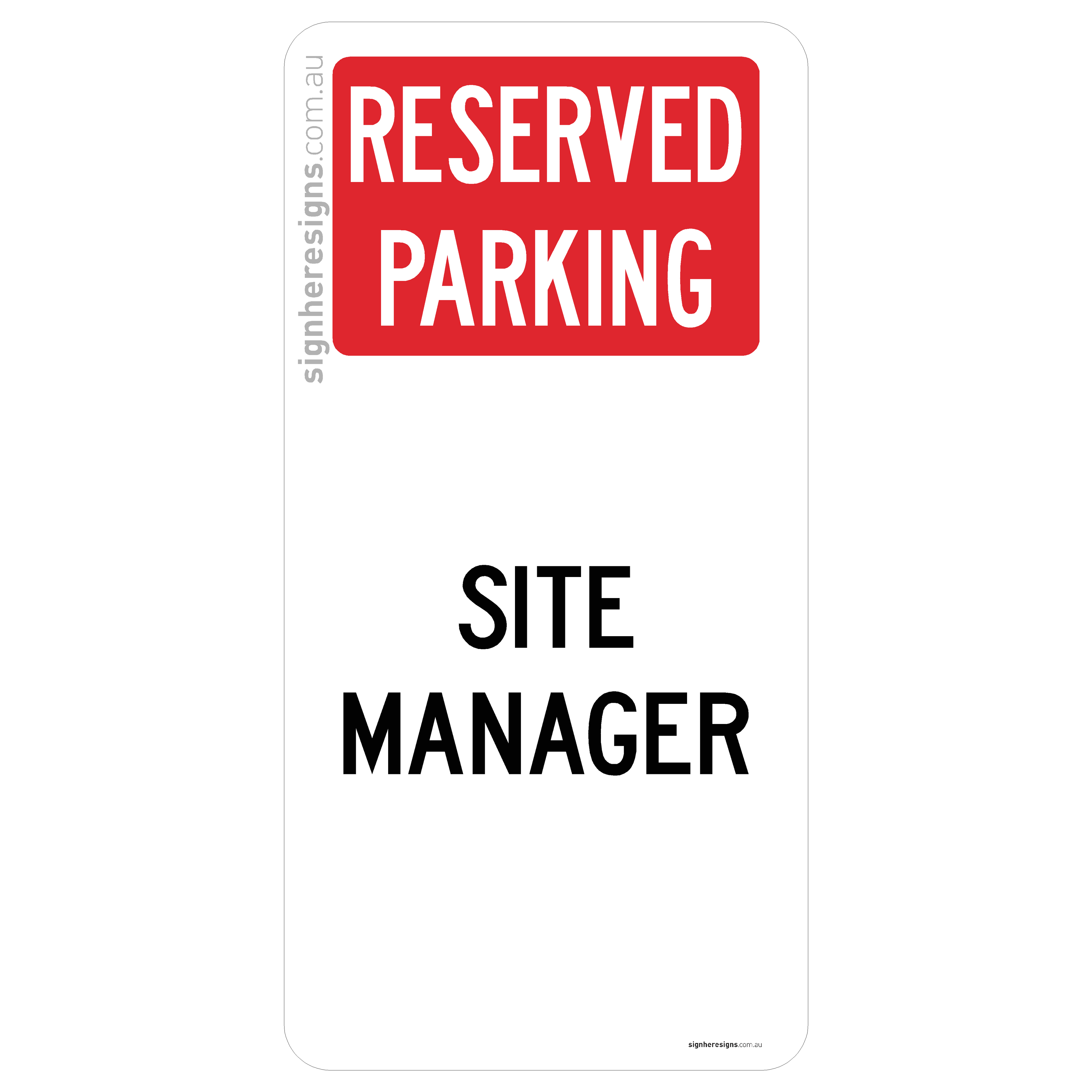 Reserved Parking - Site Manager