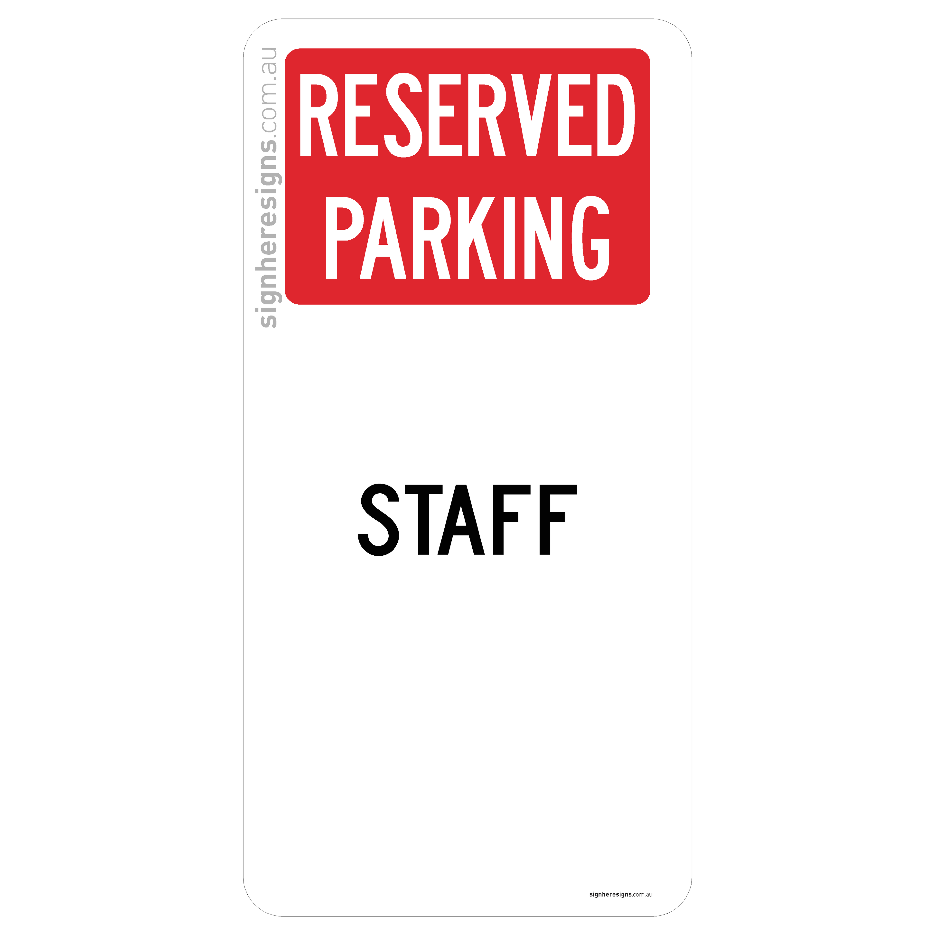Reserved Parking - Staff
