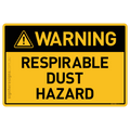 Respirable Dust Hazard - Warning