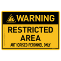 Restricted Area - Warning