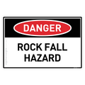 Rock Fall Hazard - Danger