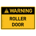 Roller Door - Warning