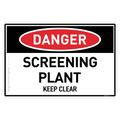 Screening Plant - Keep Clear - Danger