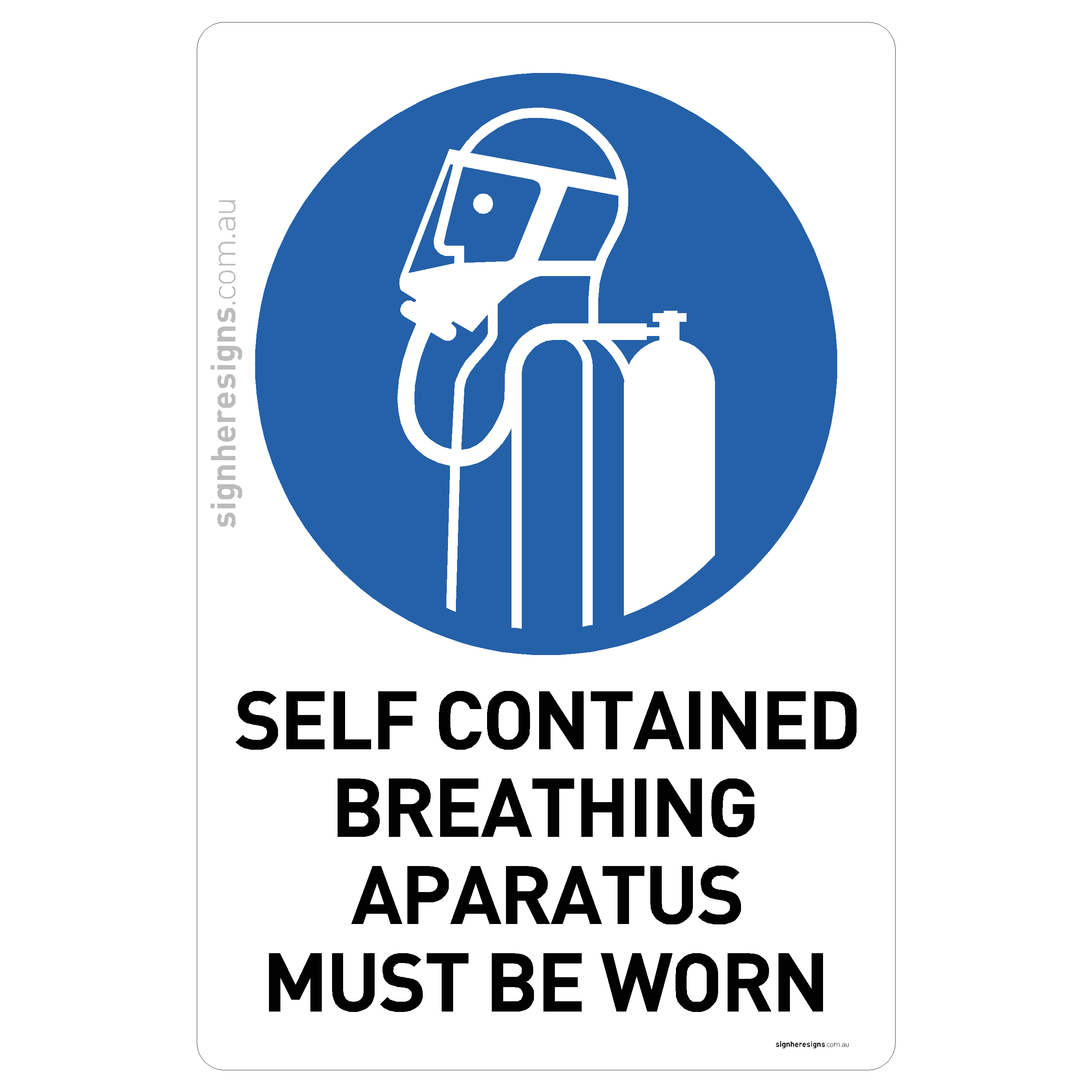 Self Contained Breathing Apparatus Must Be Worn