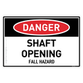 Shaft Opening - Fall Hazard - Danger